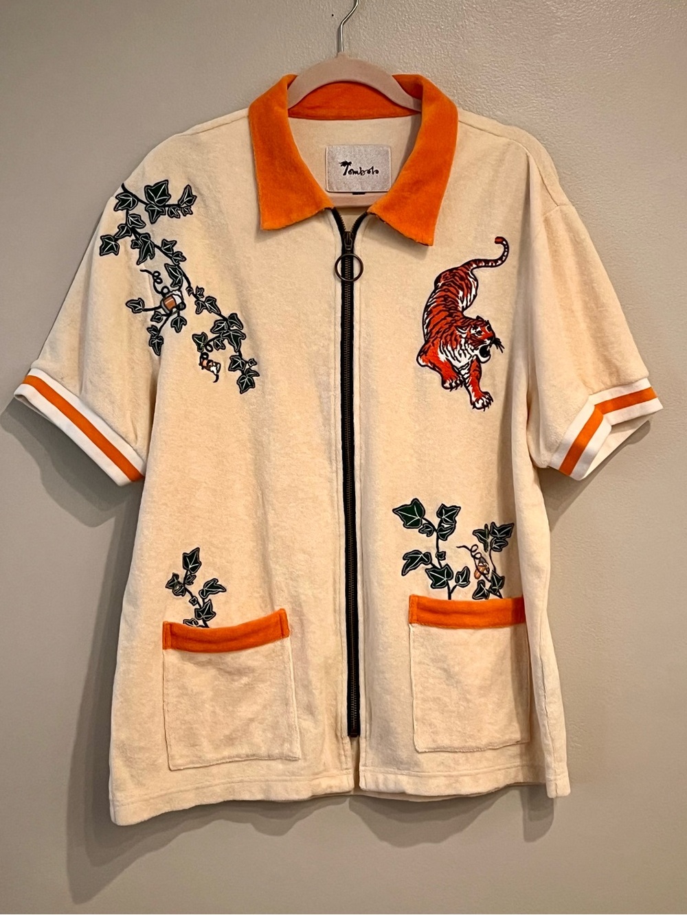 Tombolo Crouching Tiger Shirt Sz L
